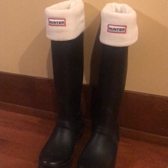 Hunter Shoes - Hunter boot socks (cream)